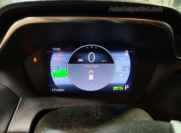 1G1FW6S06P4140431 2023 CHEVROLET BOLT Blue Вид щитка приладів