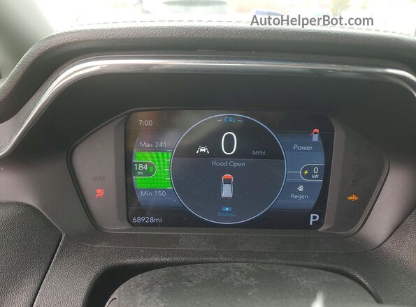 1G1FX6S08P4133073 2023 CHEVROLET BOLT Серебряный Вид щитка приборов