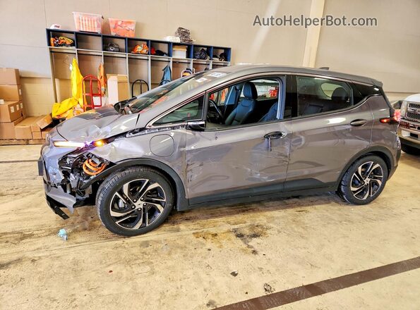 1G1FX6S09P4132546 2023 CHEVROLET BOLT Серый Передняя левая четверть