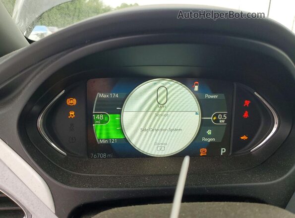 1G1FY6S00M4100982 2021 CHEVROLET BOLT Черный Вид щитка приборов