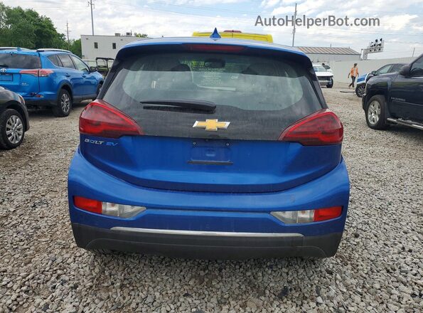 1G1FY6S02L4146070 2020 CHEVROLET BOLT Синий Вид сзади