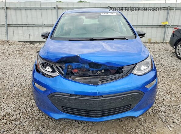 1G1FY6S02L4146070 2020 CHEVROLET BOLT Синий Вид спереди