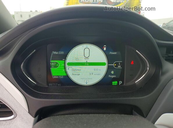 1G1FY6S02L4146070 2020 CHEVROLET BOLT Синий Вид щитка приборов