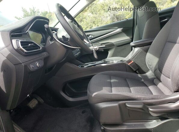 1G1FY6S07P4119369 2023 CHEVROLET BOLT Серый Вид салона спереди
