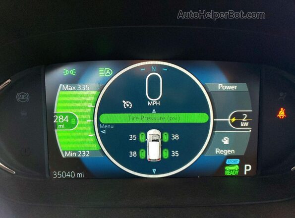 1G1FZ6S01L4128608 2020 CHEVROLET BOLT Белый Вид щитка приборов