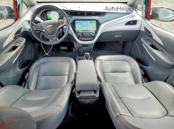 1G1FZ6S03K4100565 2019 CHEVROLET BOLT Бордовый Вид панели приборов
