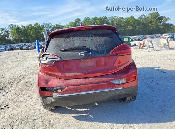 1G1FZ6S07M4112592 2021 CHEVROLET BOLT Красный Вид сзади