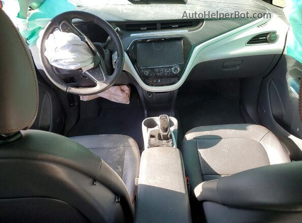 1G1FZ6S07M4112592 2021 CHEVROLET BOLT Красный Вид панели приборов