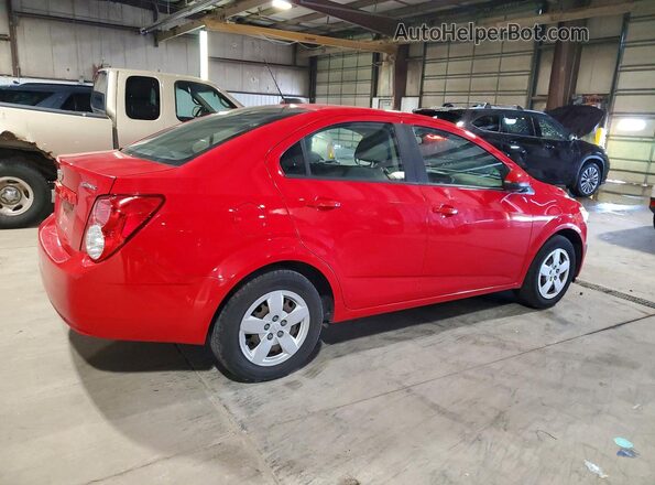 1G1JA5SH2G4180742 2016 CHEVROLET SONIC Red Trasero derecho