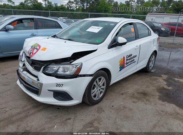 1G1JB5SBXL4118248 2020 CHEVROLET SONIC White Przód lewy
