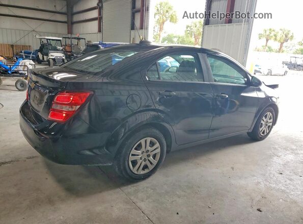 1G1JB5SH0H4156096 2017 CHEVROLET SONIC Черный Задняя правая четверть
