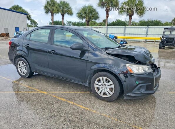 1G1JB5SH0H4156096 2017 CHEVROLET SONIC Черный Передняя правая четверть