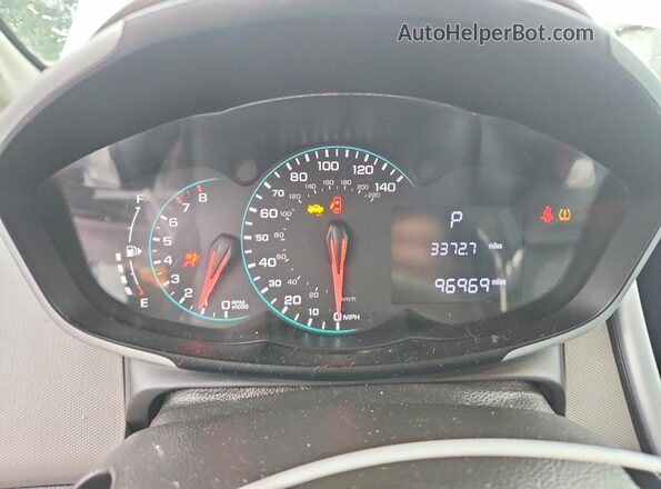 1G1JB5SH0H4167440 2017 CHEVROLET SONIC Белый Вид щитка приборов