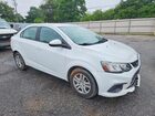 2017 Chevrolet Sonic Ls Белый vin: 1G1JB5SH0H4167440