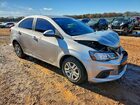 2017 Chevrolet Sonic Ls Silver vin: 1G1JB5SH8H4162891