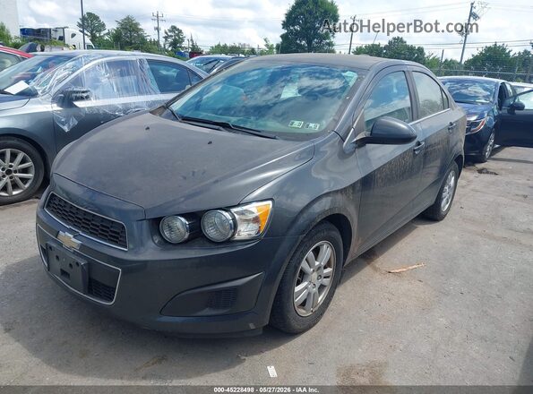 1G1JC5SH1G4138301 2016 CHEVROLET SONIC Gray წინა მარცხენა ხედი სამი მეოთხედიდან