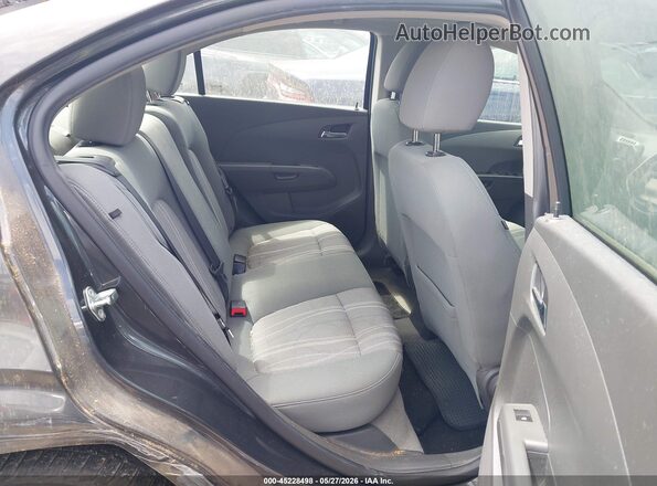 1G1JC5SH1G4138301 2016 CHEVROLET SONIC Gray VIN კოდის სტიკერის ხედი