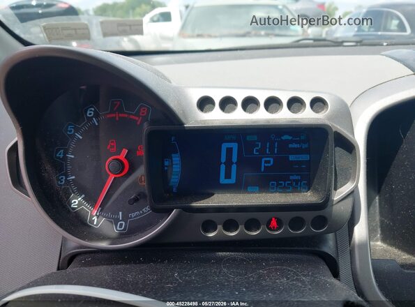1G1JC5SH1G4138301 2016 CHEVROLET SONIC Gray უკანა სავარძლების ხედი