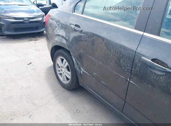 1G1JC5SH1G4138301 2016 CHEVROLET SONIC Gray წინა ხედი
