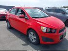 2016 Chevrolet Sonic Lt Auto Red vin: 1G1JC5SH5G4129102