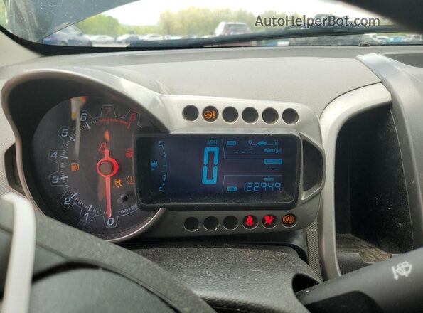 1G1JC5SH6G4104872 2016 CHEVROLET SONIC Серый Вид щитка приборов