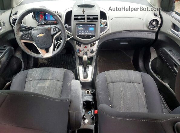 1G1JC5SH6G4123406 2016 CHEVROLET SONIC Серый Вид панели приборов