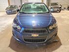 2016 Chevrolet Sonic Lt Синий vin: 1G1JC5SH6G4158818