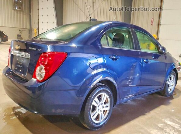 1G1JC5SH6G4158818 2016 CHEVROLET SONIC Синий Задняя правая четверть
