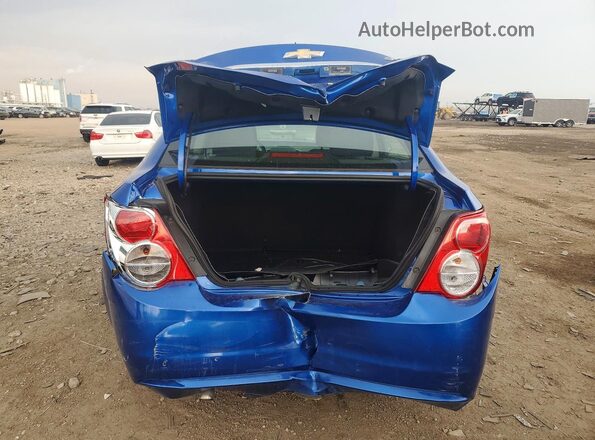 1G1JC5SH9G4131614 2016 CHEVROLET SONIC Blue Вид ззаду