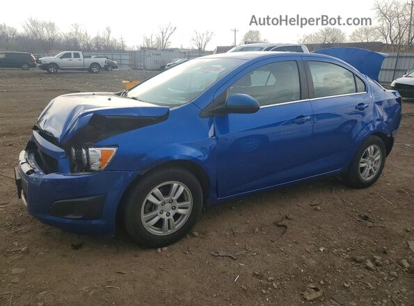 1G1JC5SH9G4131614 2016 CHEVROLET SONIC Blue Передня ліва чверть