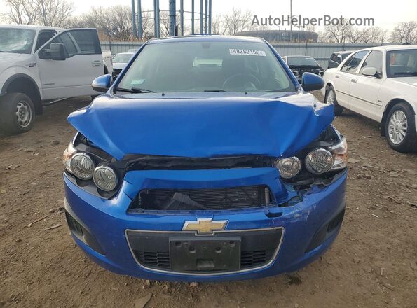 1G1JC5SH9G4131614 2016 CHEVROLET SONIC Blue Вид спереду