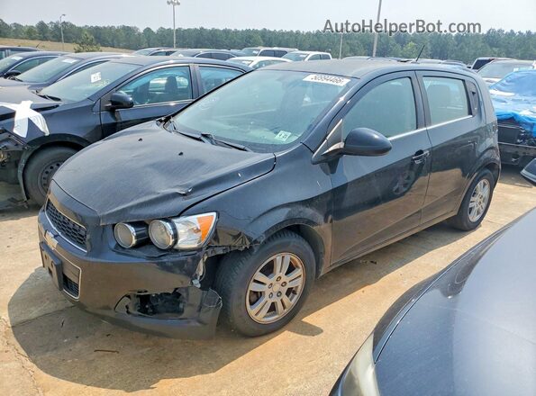 1G1JC6SH2G4160703 2016 CHEVROLET SONIC Черный Передняя левая четверть