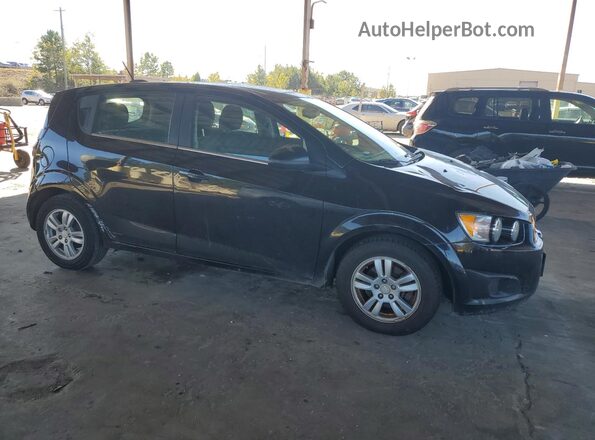 1G1JC6SH2G4160703 2016 CHEVROLET SONIC Черный Передняя правая четверть