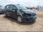 2016 Chevrolet Sonic Lt Auto Black vin: 1G1JC6SH3G4143988