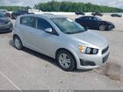 2016 Chevrolet Sonic Lt Auto Silver vin: 1G1JC6SH4G4140145
