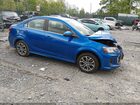 2019 Chevrolet Sonic Lt Auto Blue vin: 1G1JD5SB5K4110924