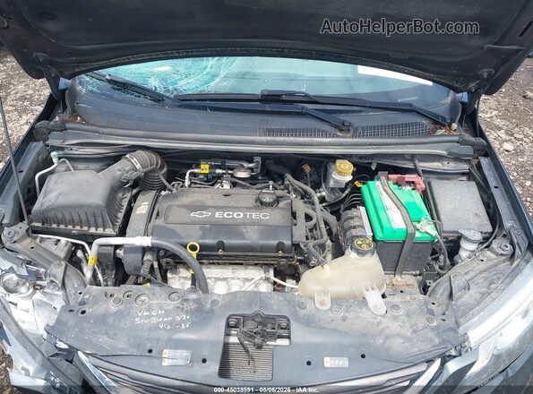 1G1JD5SH1H4121528 2017 CHEVROLET SONIC Черный Вид сзади