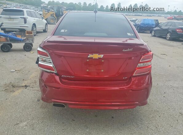 1G1JD5SH5H4135495 2017 CHEVROLET SONIC Red Vista trasera