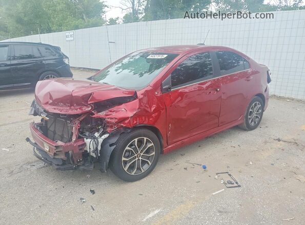 1G1JD5SH5H4135495 2017 CHEVROLET SONIC Red Vista tres cuartos delantera izquierda