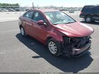 2017 Chevrolet Sonic Lt Auto Бордовый vin: 1G1JD5SH6H4107334