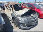 2018 Chevrolet Sonic Lt Auto Gray vin: 1G1JD6SH6J4123738