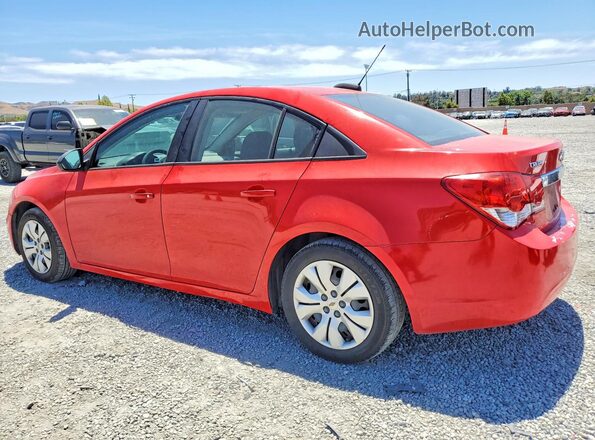 1G1PC5SG5G7137295 2016 CHEVROLET CRUZE Red Tył lewy