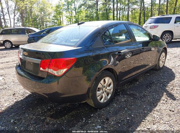 1G1PC5SH0G7201235 2016 CHEVROLET CRUZE Черный Задняя правая четверть