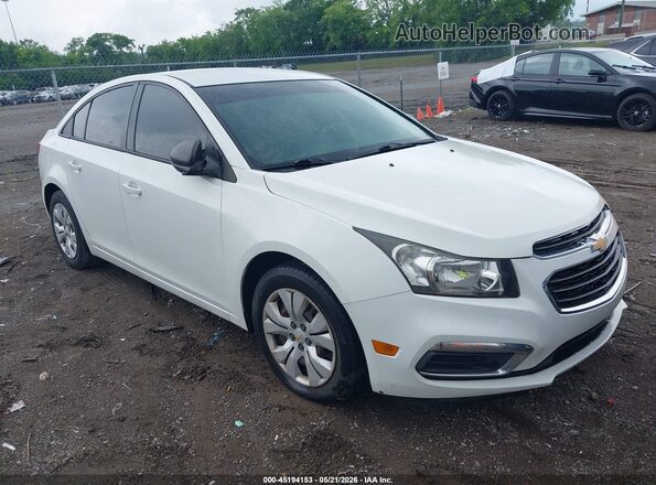 1G1PC5SH5G7217852 2016 CHEVROLET CRUZE Белый Передняя правая четверть