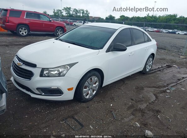 1G1PC5SH5G7217852 2016 CHEVROLET CRUZE Белый Передняя левая четверть