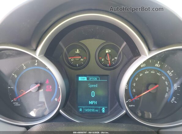 1G1PC5SHXG7163612 2016 CHEVROLET CRUZE Белый Вид задних сидений