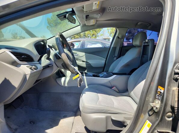 1G1RC6S58GU117203 2016 CHEVROLET VOLT Серый Вид салона спереди