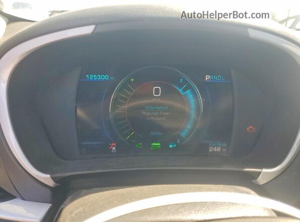 1G1RC6S59JU145647 2018 CHEVROLET VOLT White Widok zestawu wskaźników