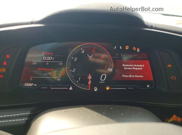 1G1YA2D40R5113853 2024 CHEVROLET CORVETTE Серый Вид щитка приборов