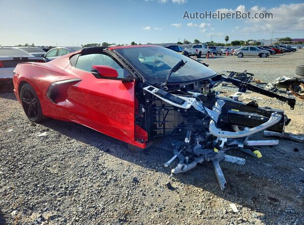 1G1YA2D49T5101045 2026 CHEVROLET CORVETTE Красный Передняя правая четверть